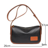 Women's Leather Shoulder Bag with Large Capacity