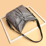 Women Leather Handbags Soft Large Capacity Casual Tote Bags