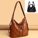 Women Leather Handbags Soft Large Capacity Casual Tote Bags