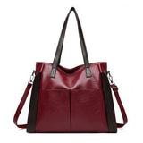 Large Capacity Soft Leather Handbags Women Shoulder Crossbody Bag
