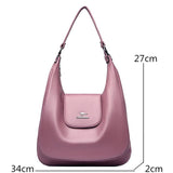 High Leather Handbag Casual Crossbody Bags for Women Ladies Tote Bag