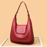 High Leather Handbag Casual Crossbody Bags for Women Ladies Tote Bag