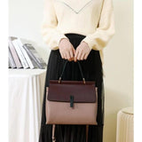Vintage PU Leather Bags Women Messenger Bags High Female Leather Handbags