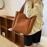 LEFTSIDE Large Tote Bag for Women High Capacity Shoulder Bag