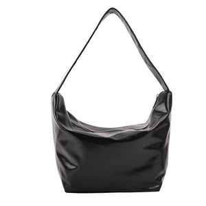 Oily Skin PU Leather Crossbody Bag High Capacity Shoulder Handbag