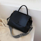 Women's PU Leather Crossbody Bag Winter Shoulder Messenger Handbag