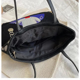 Sequined Women Shoulder Bags Large Capacity Tote Bag Girl Pattern Handbag