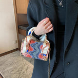 Snakeskin Box Style Purse Handbag Party Clutch Chain Shoulder Bag