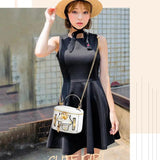 Motorbike Style Crossbody Shoulder Bag for Girls