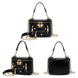 Motorbike Style Crossbody Shoulder Bag for Girls