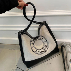 Canvas Tote Bag Women Shoulder Bag Casual Shopper Female Bag