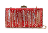 Tassel Diamond Pu Women Evening Bag Clutch Shoulder Crossbody Mini Bag