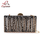 Tassel Diamond Pu Women Evening Bag Clutch Shoulder Crossbody Mini Bag