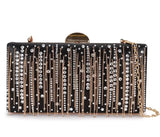 Tassel Diamond Pu Women Evening Bag Clutch Shoulder Crossbody Mini Bag