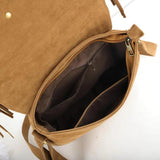 Autumn Tassel Crossbody Bag Faux Suede Saddle Bag WLHB3220