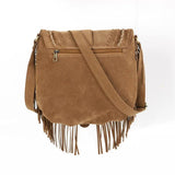 Autumn Tassel Crossbody Bag Faux Suede Saddle Bag WLHB3220