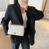 Retro Pu Leather Shoulder Crossbody Bag Tote Chain Handbag