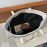 Lady Canvas Tote Bag Bucket Women Big Shopper Handbags Shoulder Bags