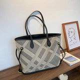 Lady Canvas Tote Bag Bucket Women Big Shopper Handbags Shoulder Bags