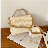 Women Sweet Bags Leisure Shoulder Messenger Bag Small Square Bag