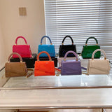 Women's Bright Patent Leather Chain Shoulder Crossbody Bag