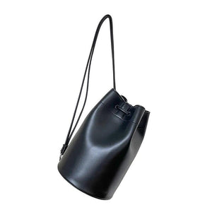 Vintage Crossbody Shoulder Bag Soft Leather Bucket Backpack