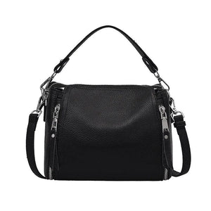 Leather Crossbody Shoulder Bag Bucket Tote Handbag for Women