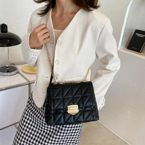 Casual Chain Crossbody Bags for Women Shoulder Bag Ladies Leather Messenger Bags