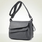 ELVASEK High Handbag Soft Leather Casual Bag