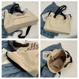 Canvas Handbag Tote High Shoulder Bags for Women