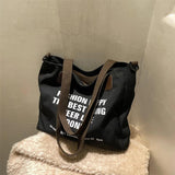 Canvas Handbag Tote High Shoulder Bags for Women