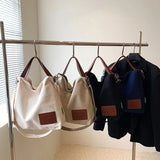 Large Capacity Canvas Tote Bag Women's Shoulder Crossbody Handbag
