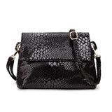 Pink Leather Messenger Bag for Women