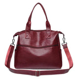 Retro Crossbody Bags for Women Soft Leather Tote Messenger Bag