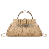 Diamond Evening Bag for Women Top Handle Shoulder Crossbody Bags