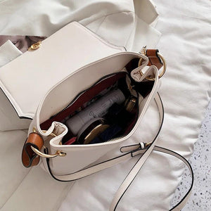 Flap Shoulder Bags for Women Casual Crossbody Bags Leather Handbag