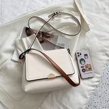 Flap Shoulder Bags for Women Casual Crossbody Bags Leather Handbag