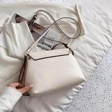 Flap Shoulder Bags for Women Casual Crossbody Bags Leather Handbag
