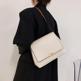 Flap Shoulder Bags for Women Casual Crossbody Bags Leather Handbag
