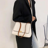 Flap Shoulder Bags for Women Casual Crossbody Bags Leather Handbag