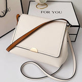 Flap Shoulder Bags for Women Casual Crossbody Bags Leather Handbag