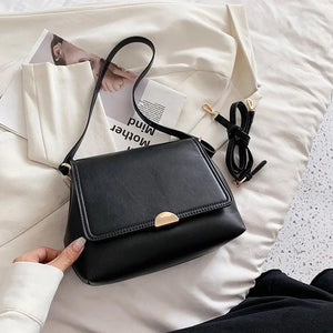 Flap Shoulder Bags for Women Casual Crossbody Bags Leather Handbag