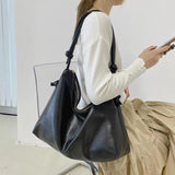 Soft Leather Ladies Handbags Big Tote Crossbody Bag