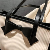 Large Capacity Shoulder Bags for Women Casual Big Tote Bag Bow-knot