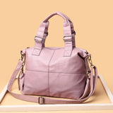 Soft PU Leather Vintage Women Hand Bag Totes Designers Shoulder Bags