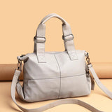 Soft PU Leather Vintage Women Hand Bag Totes Designers Shoulder Bags