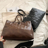 PU Leather Shoulder Bag for Women Solid Handbags and Purses