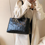 PU Leather Shoulder Bag for Women Solid Handbags and Purses