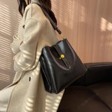 Winter Women's PU Leather Crossbody Bag w/ Shoulder Straps Purses and Handbag