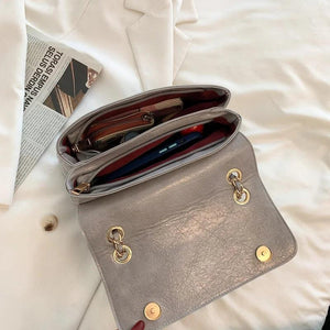 Quilted Flap Shoulder Bag Crossbody Chain Tote Handbag